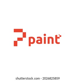 P Logo Design Paint Logo Templates