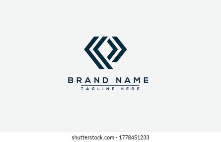 P Logo Design Template Vector Graphic Branding Element.