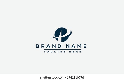 P Logo Design Template Vector Graphic Branding Element.