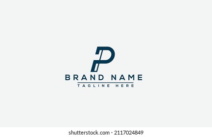 P Logo Design Vorlage Vektorgrafik-Branding-Element.	