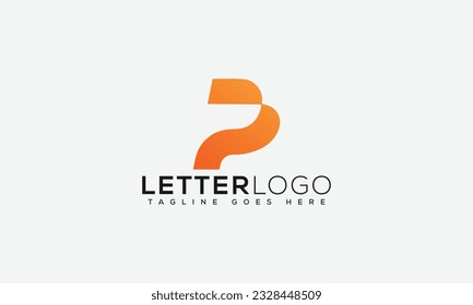 P logo Design Template Vector Graphic Branding Element.