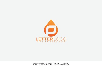 P logo Design Template Vector Graphic Branding Element.