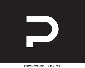 P Logo Design. Vector Design