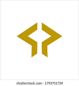 P P logo design vector sign