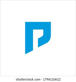 p logo design vector sign