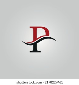 P logo design vector template