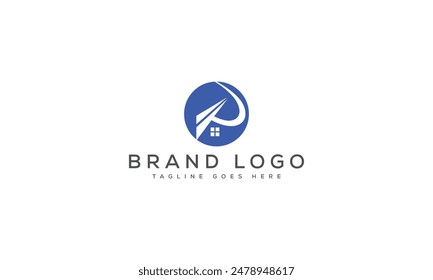 P logo design vector template design for brand