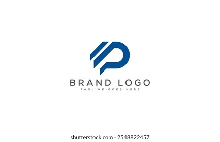 P logo design vector template design for brand