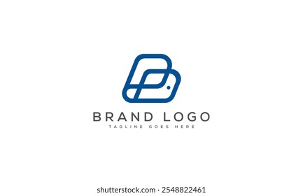 P logo design vector template design for brand