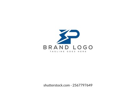 P logo design vector template design for brand