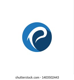 P Logo and Fish Symbols