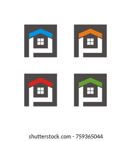 P logo initial letter design template, designed based in vector format