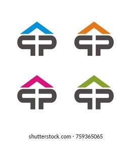 P logo initial letter design template, designed based in vector format