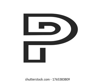 p logo letter designs and monogram logos