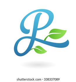 p logo organic p letter business logo design template abstract calligraphic text vector elements for corporate identity emblem label or icon of eco friendly company p logo organic earth ranch life abs