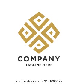 the P logo rotates in a modern and elegant style