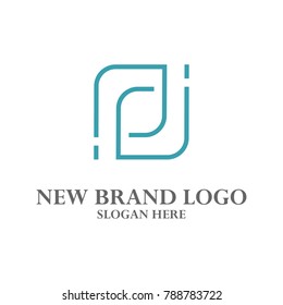 P Logo Vector. P, I, E, S, N, Q, O, R, C, B, L, F, U, V Logo Vector