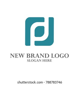 P Logo Vector. P, I, E, S, N, Q, O, R, C, B, L, F, U, V Logo Vector