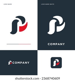 P Logo Vector Icon Illustration Design