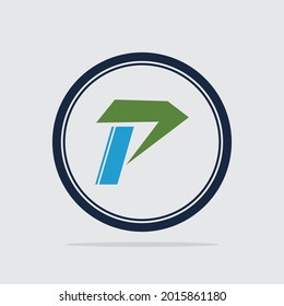 P logo vector illustration on gray background