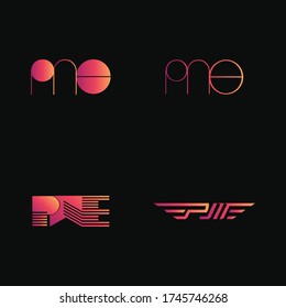 p m e E-Mail-Logo-Designvorlage 
