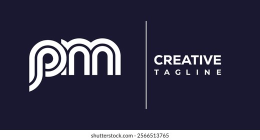 P and M logo design. PM abstract Letters Logo Monogram. This logo design is the process of creating a visual symbol that represents a brand, company, or individual.