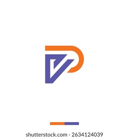 P modern abstract logo design | P logo | P letter logo template