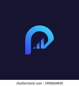 P Modern Company Logo | P Letter Logo Vector | Creative P Business Logo Design Template