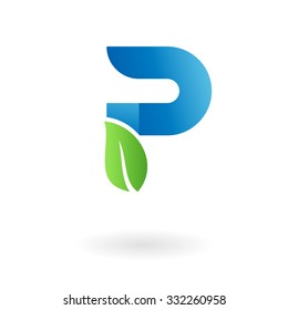p nature p letter business logo design template abstract vector elements for corporate identity emblem label or icon of eco friendly company p nature earth ranch life abstract natural ecosystem leaf p