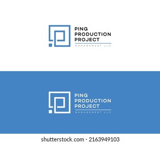 P, OP, PO Letter Logo Design vector Template