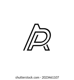 p a pa ap Initial Logo Design Vektorvorlage