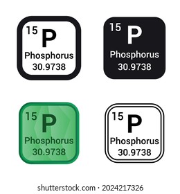 P phosphorus chemical element periodic table