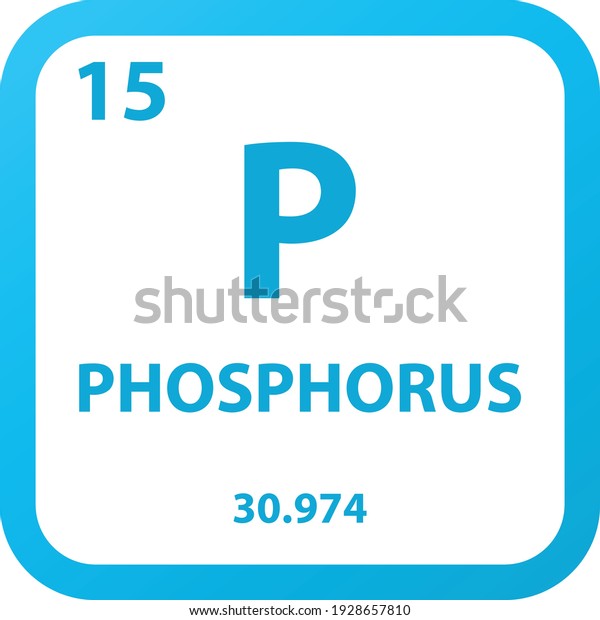 Pリン非反応性金属化学元素のベクターイラスト図 原子番号 質量 電子構成 教育 研究室 科学クラス向けの簡単な平らな六角形デザイン のベクター画像素材 ロイヤリティフリー