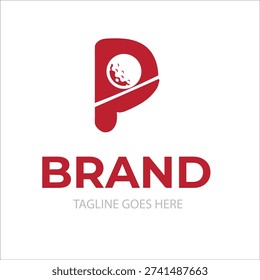 P polo brand logo design template