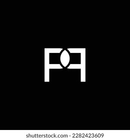 P or PP abstract outstanding professional business awesome artistic branding company different colors illustration logo