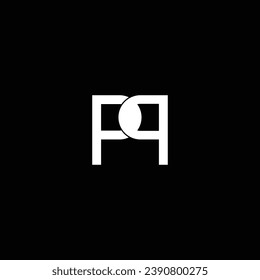 P or PP abstract outstanding professional business awesome artistic branding company different colors illustration logo design.