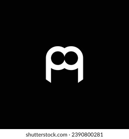 P or PP abstract outstanding professional business awesome artistic branding company different colors illustration logo design.