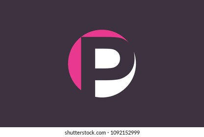 P PP Letter Initial Logo Design Template