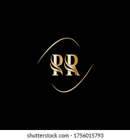 P R letter logo abstract design