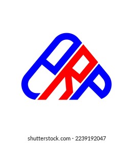 Logotipo de letra P R P diseño creativo con gráfico vectorial, logotipo P R P simple y moderno.
