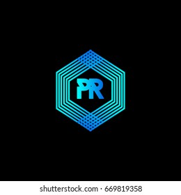 P R Logo
