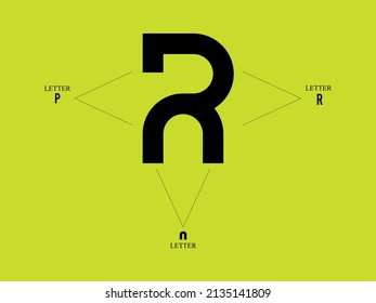 P R N Letter Logo Design - Creative Letter Logo Design