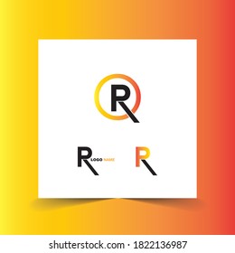 P R Vector Logo design for Business company or agency 