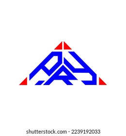 P R Y letter logo creative design with vector graphic, P R Y simple and modern logo.