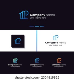 P real estate logo, custom, creative, business, professional, typography, object, modern, minimal, symbol, vector