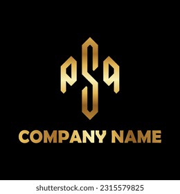 P S P letter logo