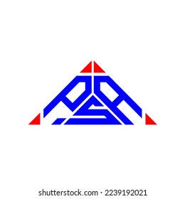 P S A letter logo creative design with vector graphic, P S A simple and modern logo.