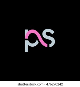 P S Letter Logo Design