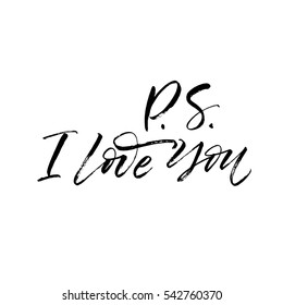 P S I Love You Images Stock Photos Vectors Shutterstock