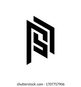 p s ps sp initial logo design vector symbol graphic idea creative